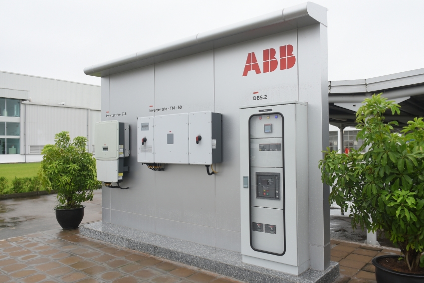 abb factory in vietnam inaugurates solar power installation