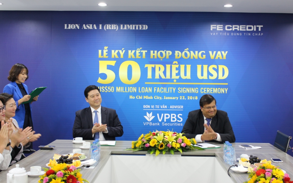 FE Credit signs $50-million loan facility with Lion Asia