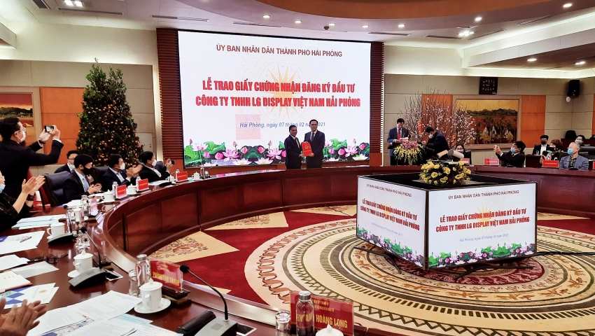 lg display vietnam haiphong increases capital by 750 million