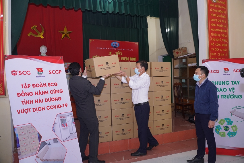 scgp lends innovative solutions to fight covid 19 in vietnam