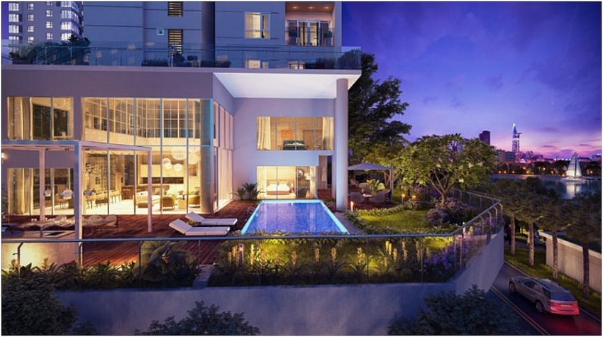 unfettered freedom and luxurious living pool villas at diamond island