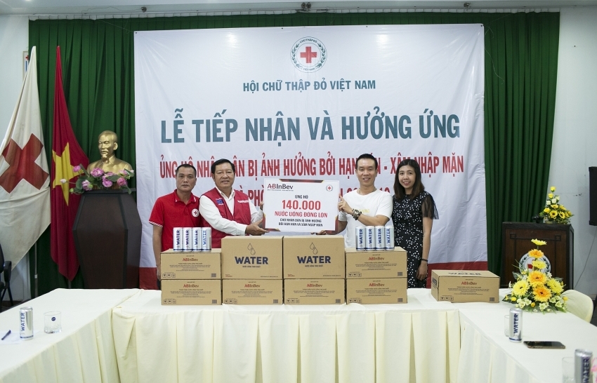 AB InBev supports people affected by salinity and drought in coastal Vietnam