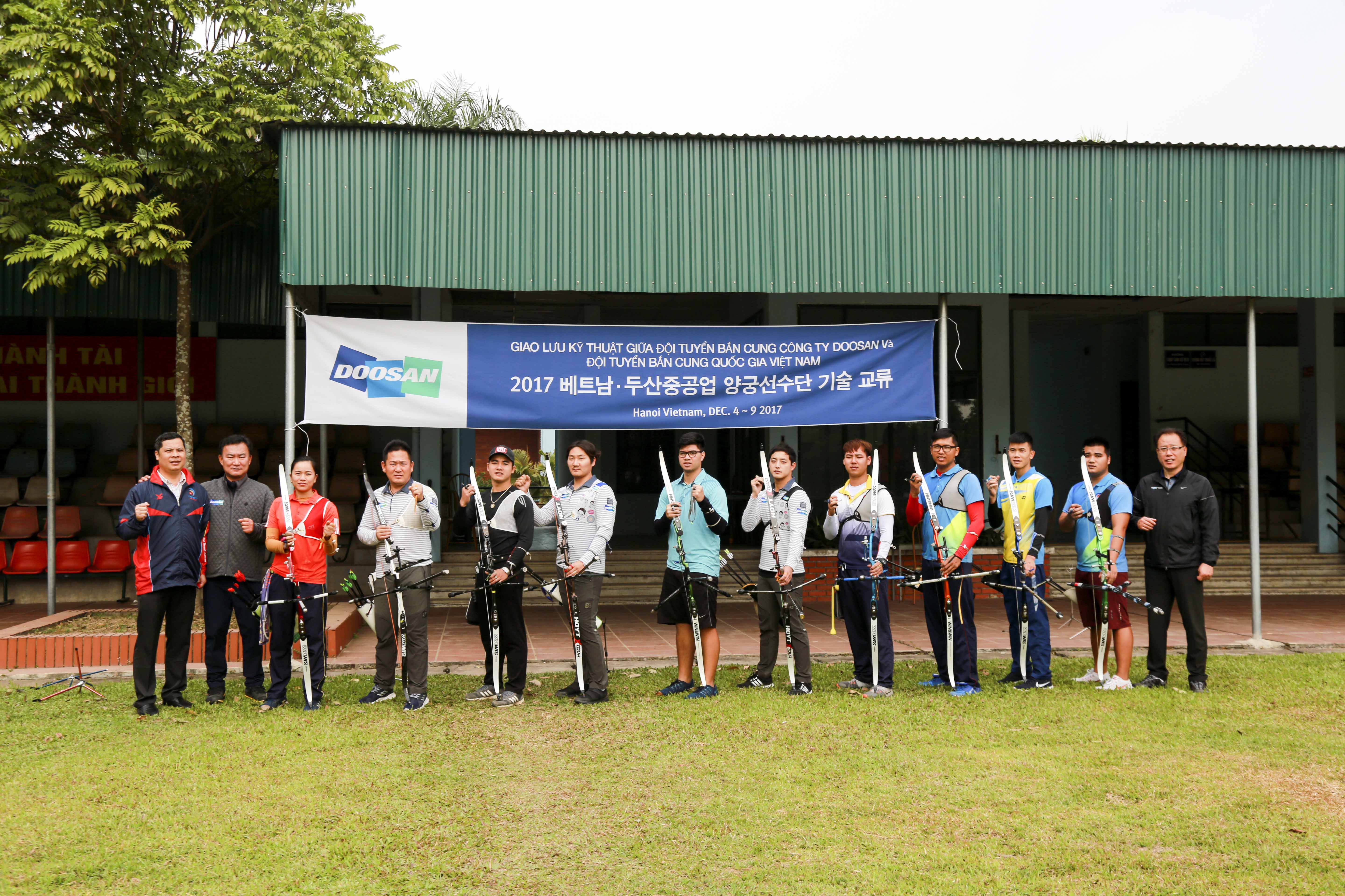 Doosan’s Olympic silver medallist archers to train Vietnamese national team