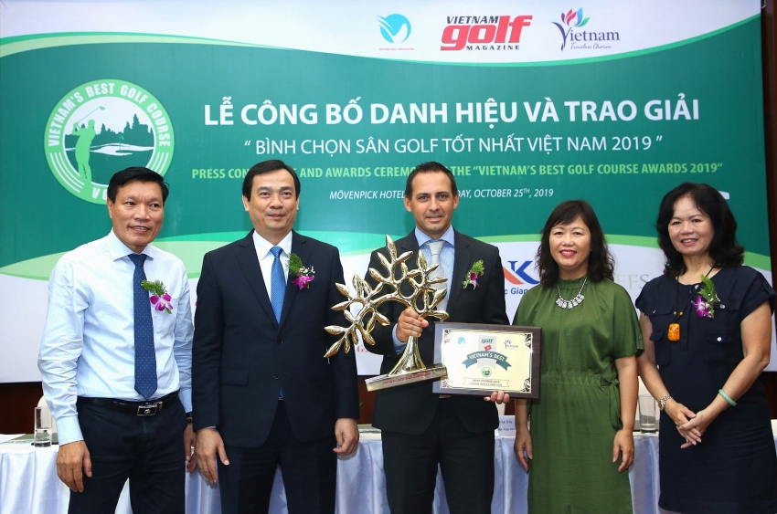 the winners of vietnams best golf course awards 2019