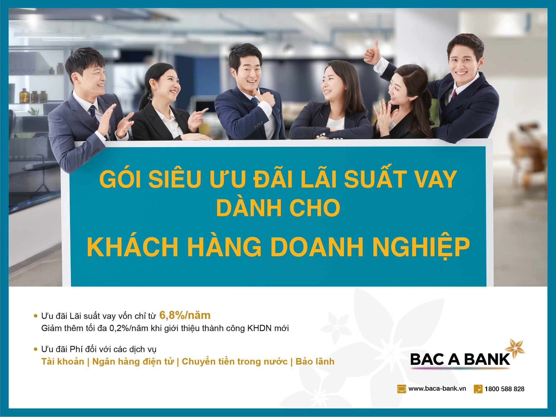 Enterprises to enjoy preferential rates with loans from BAC A BANK