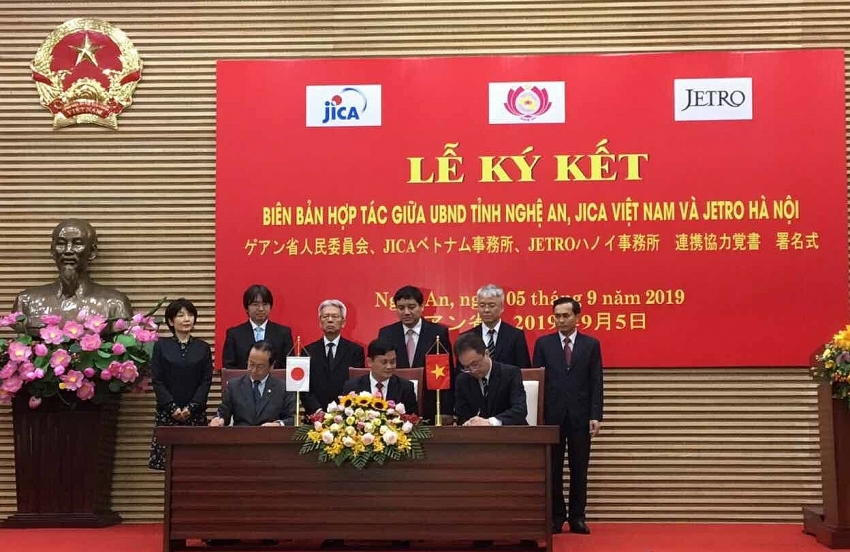 nghe an jica and jetro forge comprehensive co operation