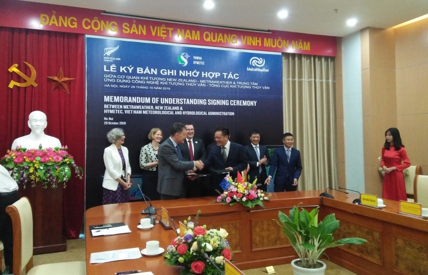 Vietnam and New Zealand further weather intelligence co-operation