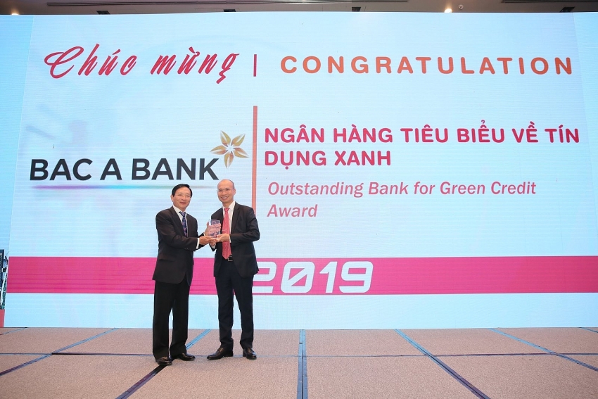 bac a bank named outstanding bank for green credit