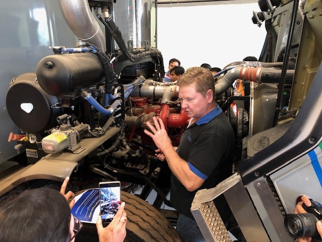 vws provides training to vietnamese drivers to operate new garage truck models