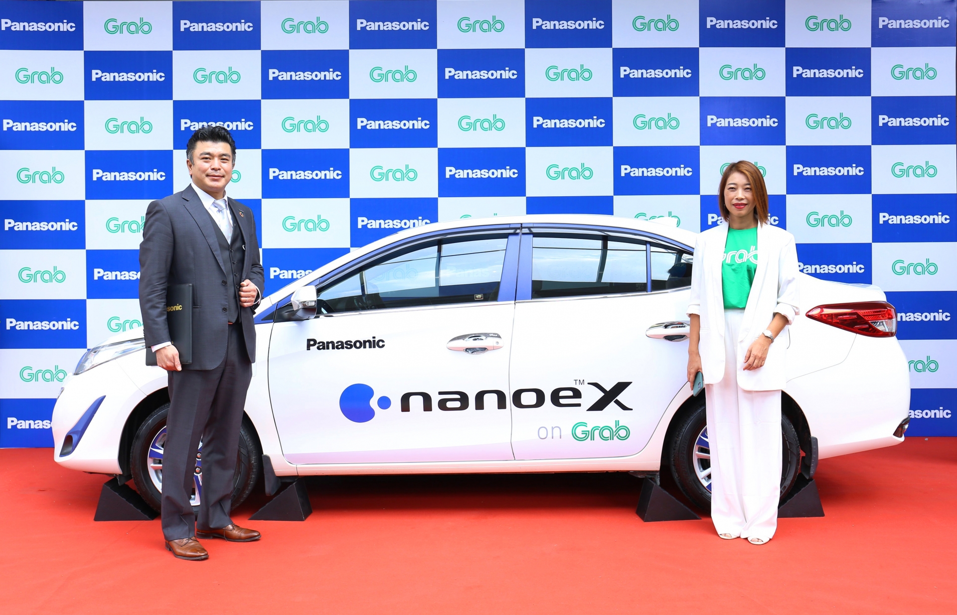 2000 grabcar vehicles to be equipped with panasonic nanoe x air quality solutions