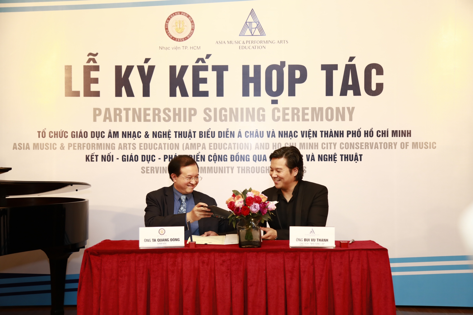 Ho Chi Minh City Conservatory and AMPA Education sign partnership