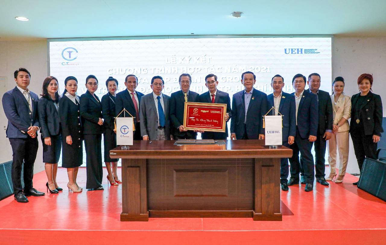 ct group inks deal with university of economics ho chi minh city