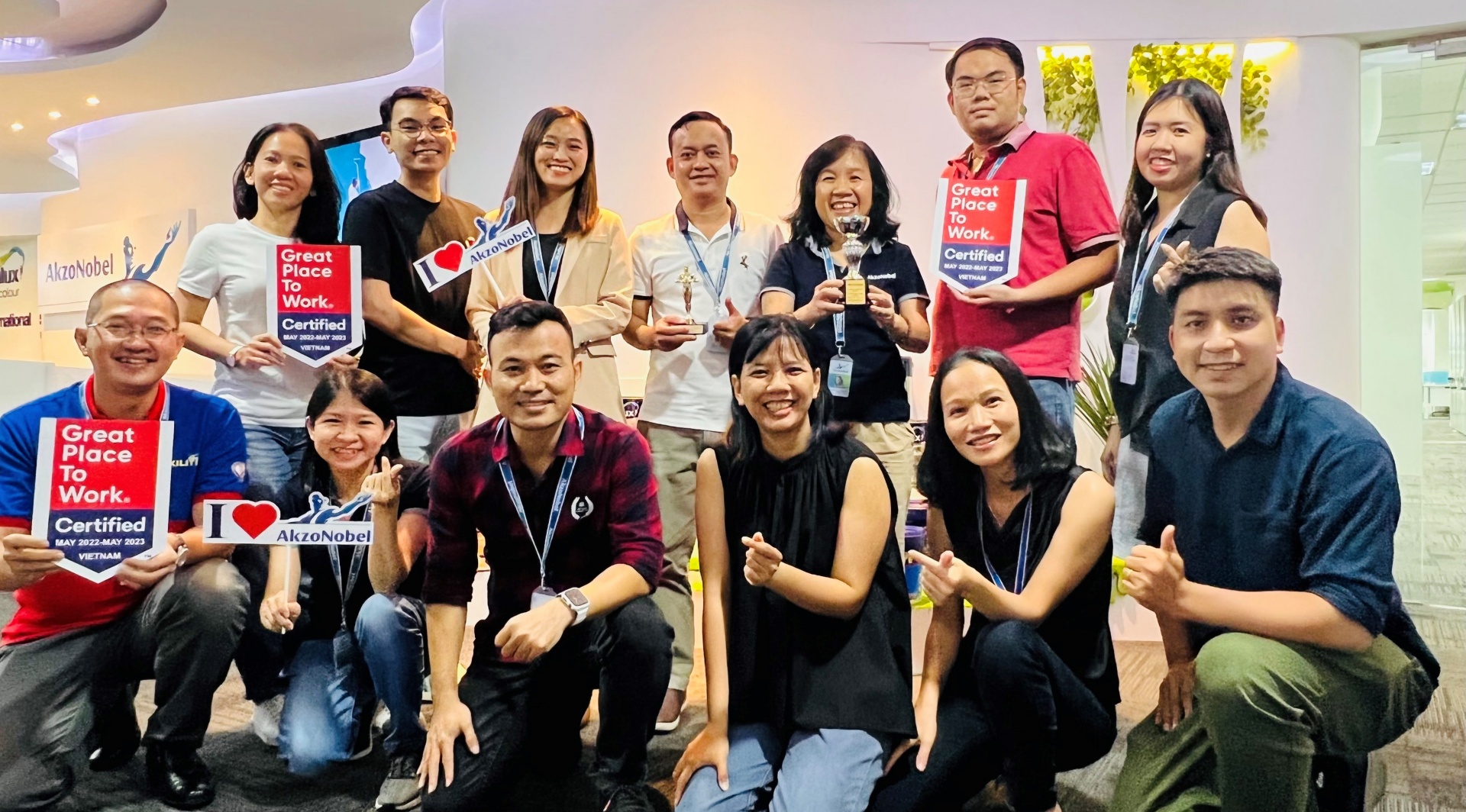 AkzoNobel Vietnam certified as Great Place To Work