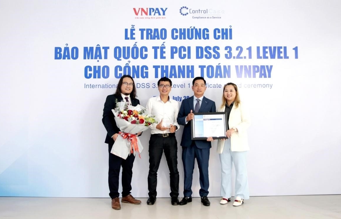 VNPAY gets certified at highest level of international security standards