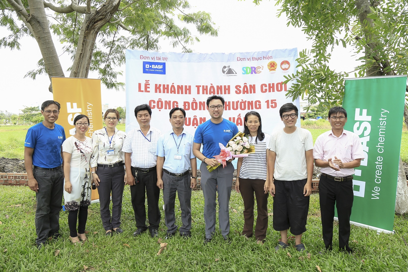 basf donates playgrounds to benefit over 12000 children