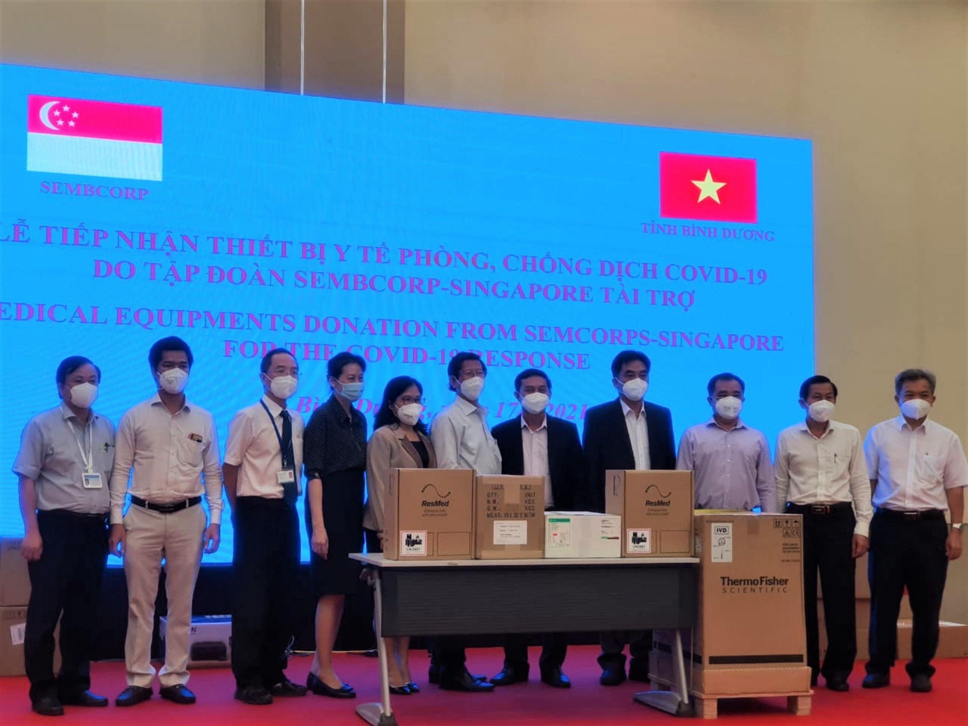 Sembcorp Industries pledges $742,000 in aid for Vietnam's COVID-19 fight