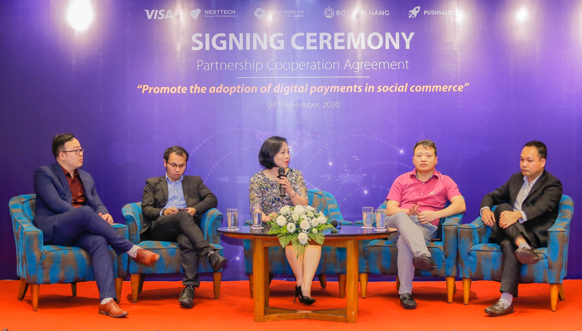 visa and nexttech sign partnership to support social commerce merchants in vietnam