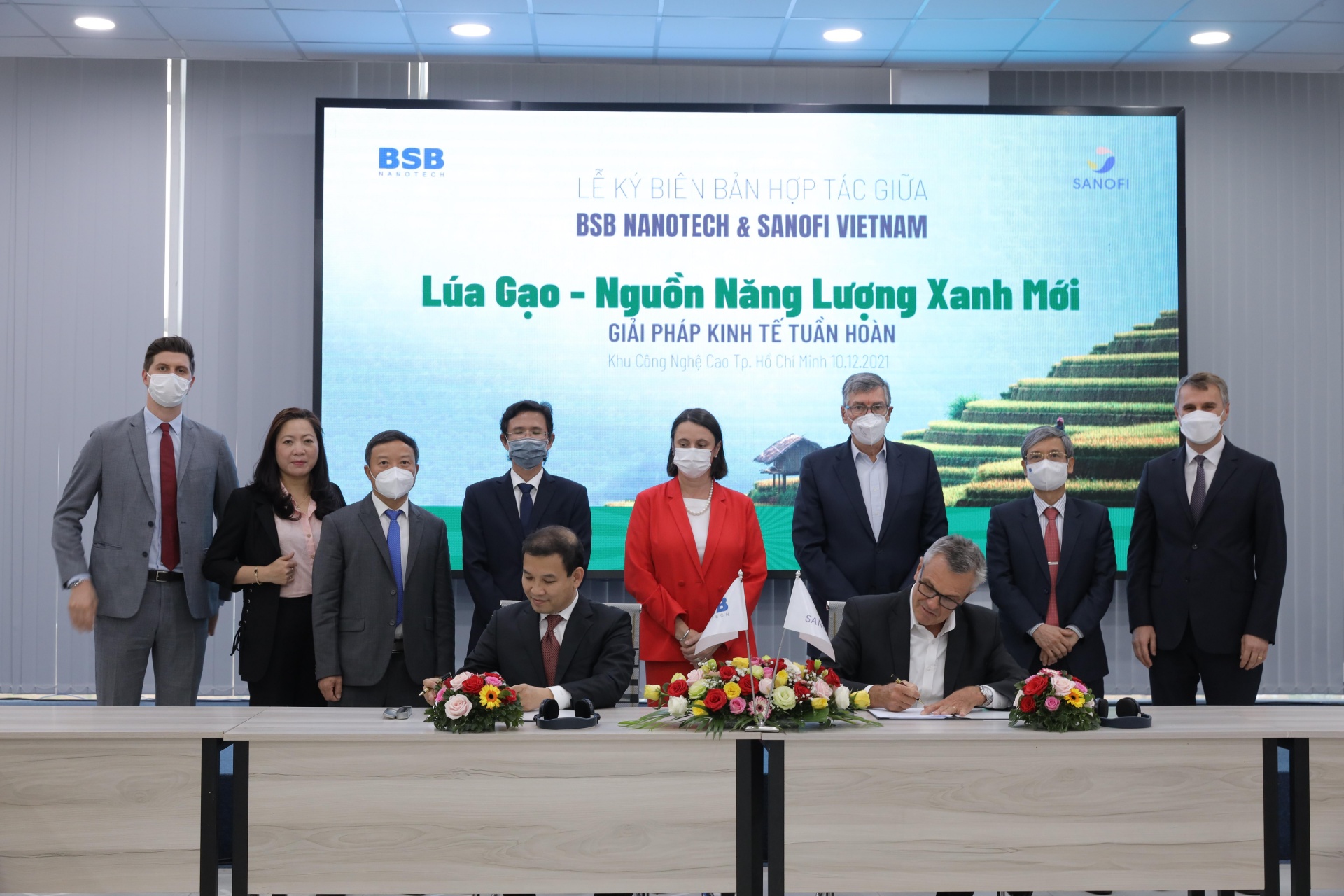Sanofi Vietnam signs MoU with BSB Nanotech to create circular economy for rice husks