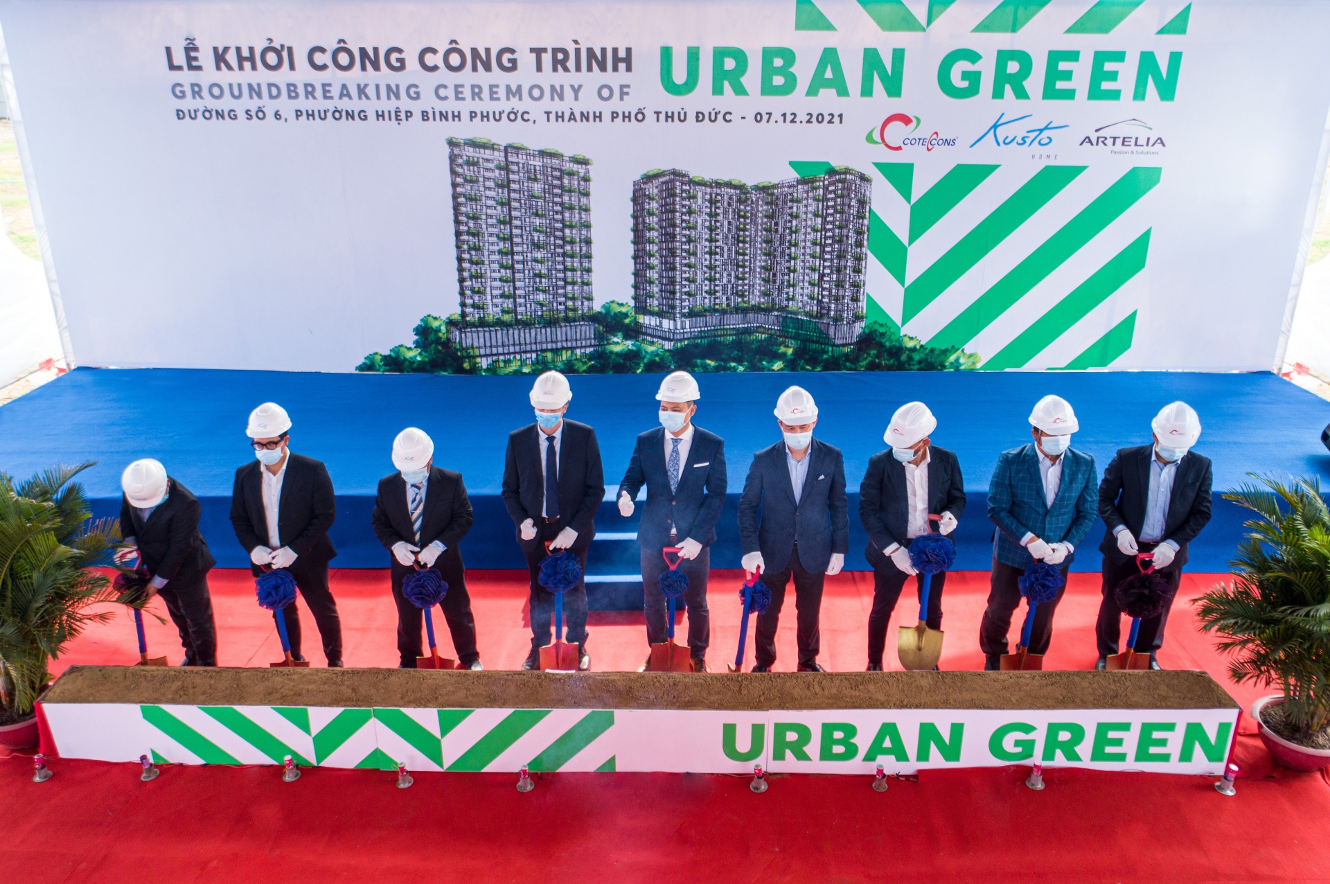 Kusto Home holds groundbreaking ceremony for Urban Green