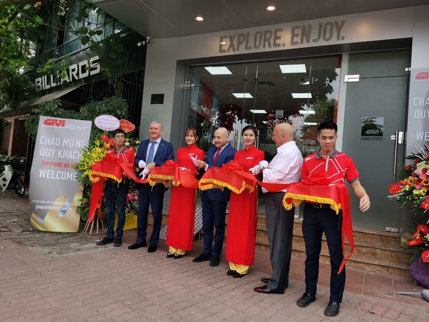 givi point opens in hanoi third motorcycle lifestyle boutique in vietnam
