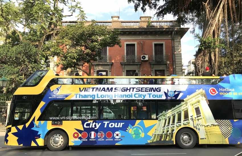 Hanoi welcomes second double-decker bus tour